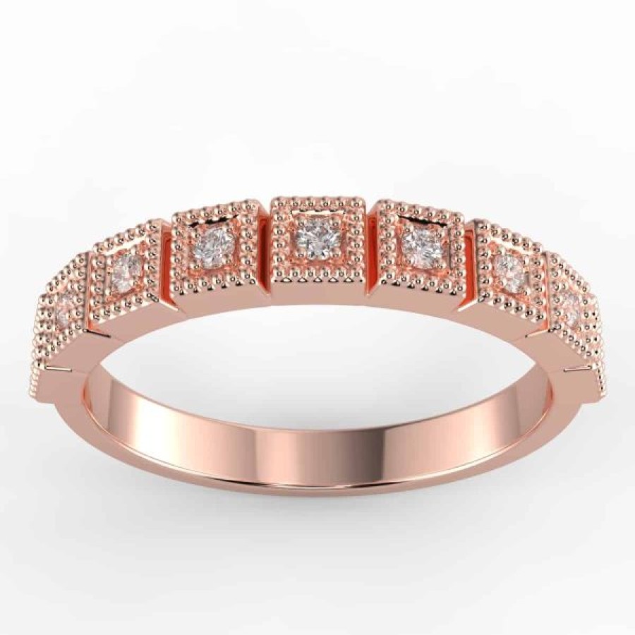 Diamond Bands The Jewelry Exchange | Lab Diamond Stackable Anniversary Band