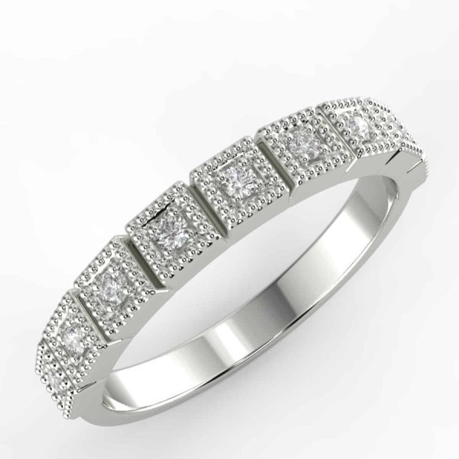 Diamond Bands The Jewelry Exchange | Lab Diamond Stackable Anniversary Band