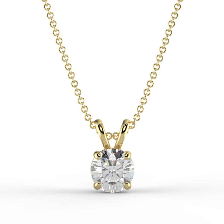 Necklaces And Gold Chains For Women The Jewelry Exchange | 4/5Ct Lab Grown Diamond Solitaire Pendant