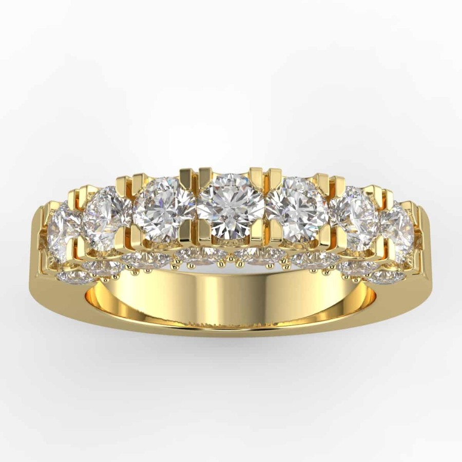 Diamond Bands The Jewelry Exchange | 2 1/5 Carat Diamond Anniversary Ring