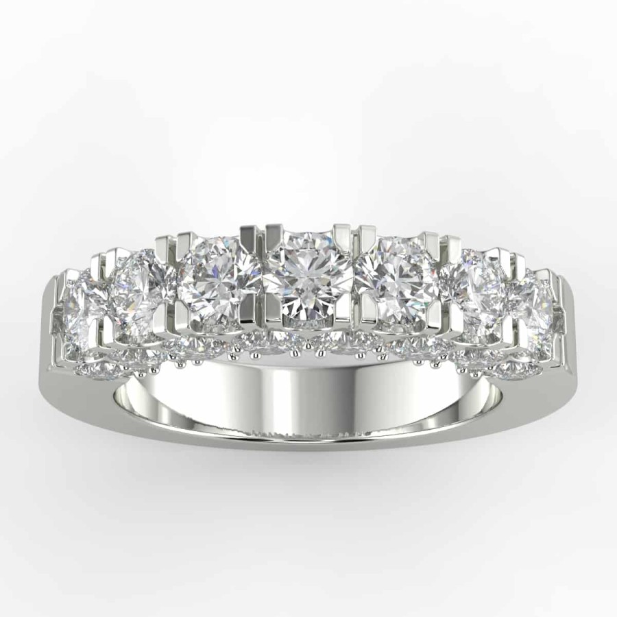 Diamond Bands The Jewelry Exchange | 2 1/5 Carat Diamond Anniversary Ring