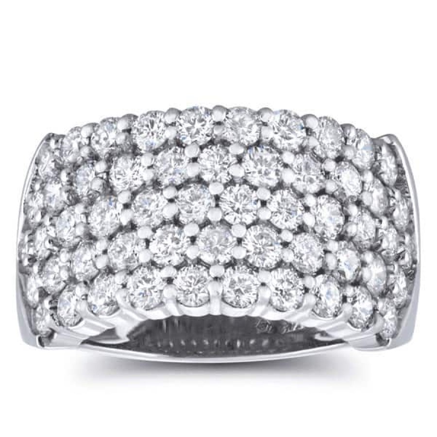 Diamond Bands The Jewelry Exchange | 2 1/2 Carat Diamond Anniversary Ring In Your Choice Of Metal.