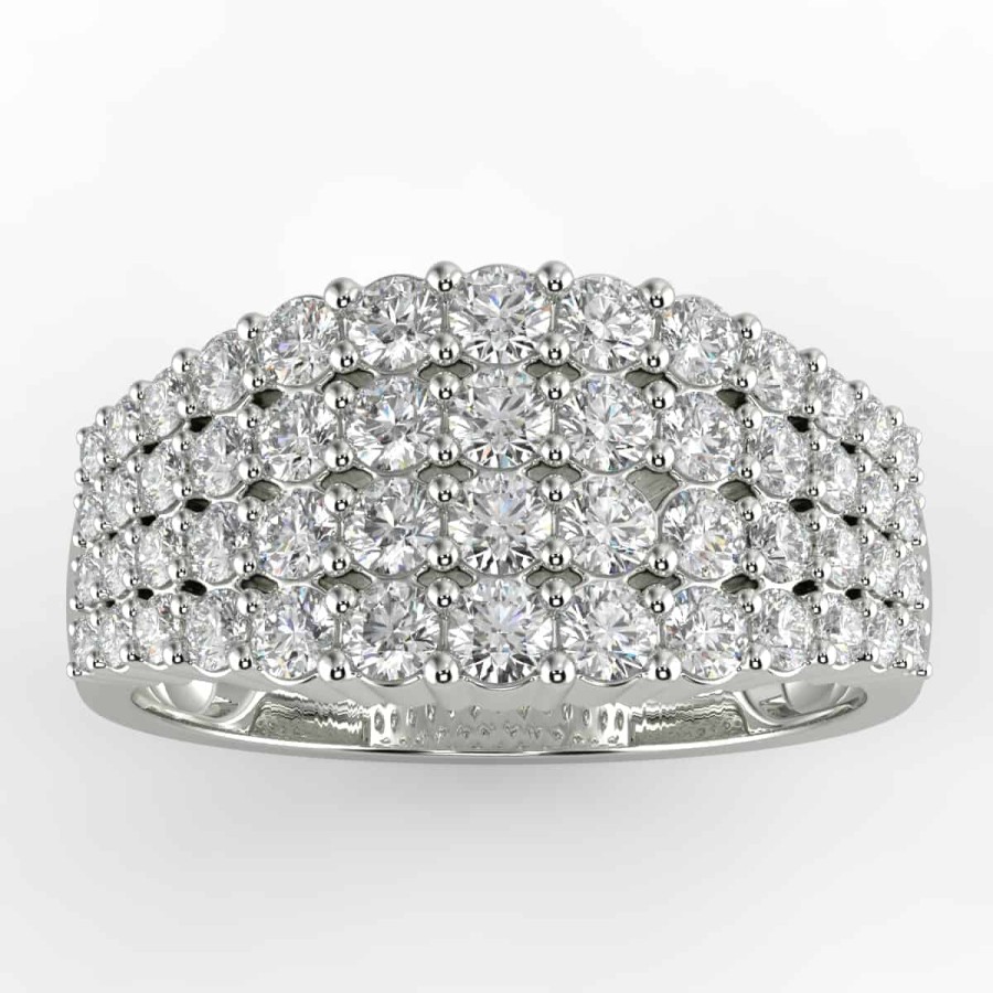 Diamond Bands The Jewelry Exchange | 2.00 Carat Diamond Anniversary Ring In Your Choice Of Metal.