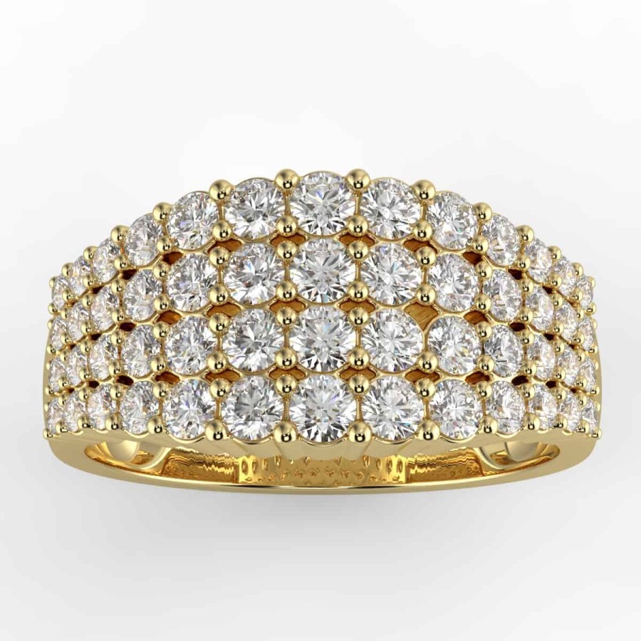 Diamond Bands The Jewelry Exchange | 2.00 Carat Diamond Anniversary Ring In Your Choice Of Metal.