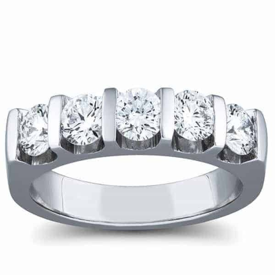 Diamond Bands The Jewelry Exchange | 1 Carat Diamond Anniversary Ring