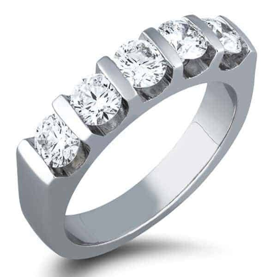 Diamond Bands The Jewelry Exchange | 1 Carat Diamond Anniversary Ring