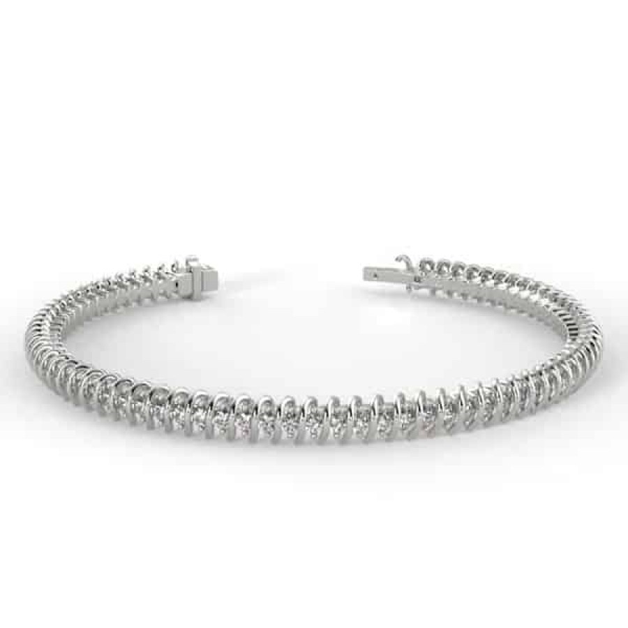 Fine Jewelry Specials The Jewelry Exchange | 5Ct Diamond Tennis Bracelets Tunnel Style