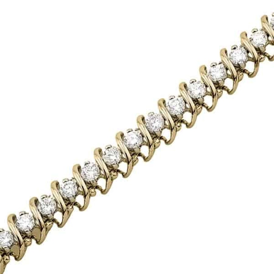 Fine Jewelry Specials The Jewelry Exchange | 5Ct Diamond Tennis Bracelets Tunnel Style