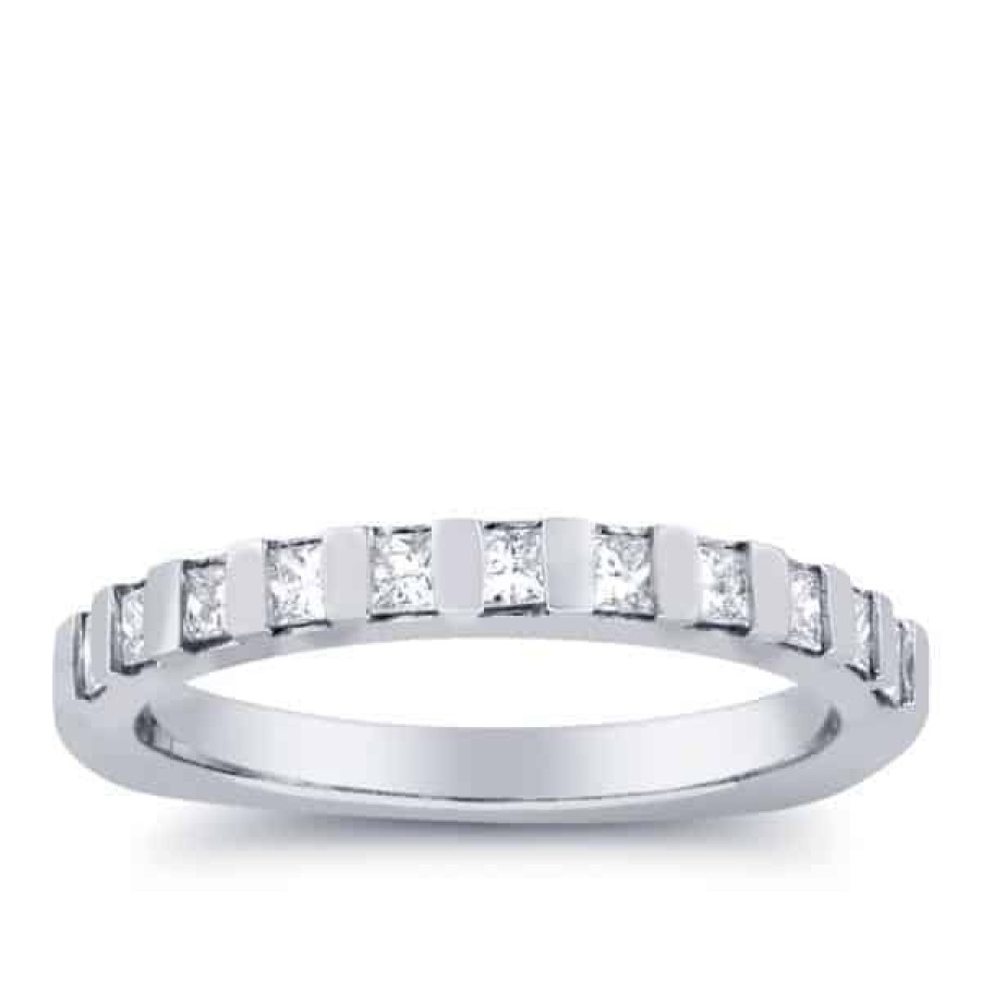 Diamond Bands The Jewelry Exchange | 1/2 Carat Diamond Anniversary Band 14K Gold