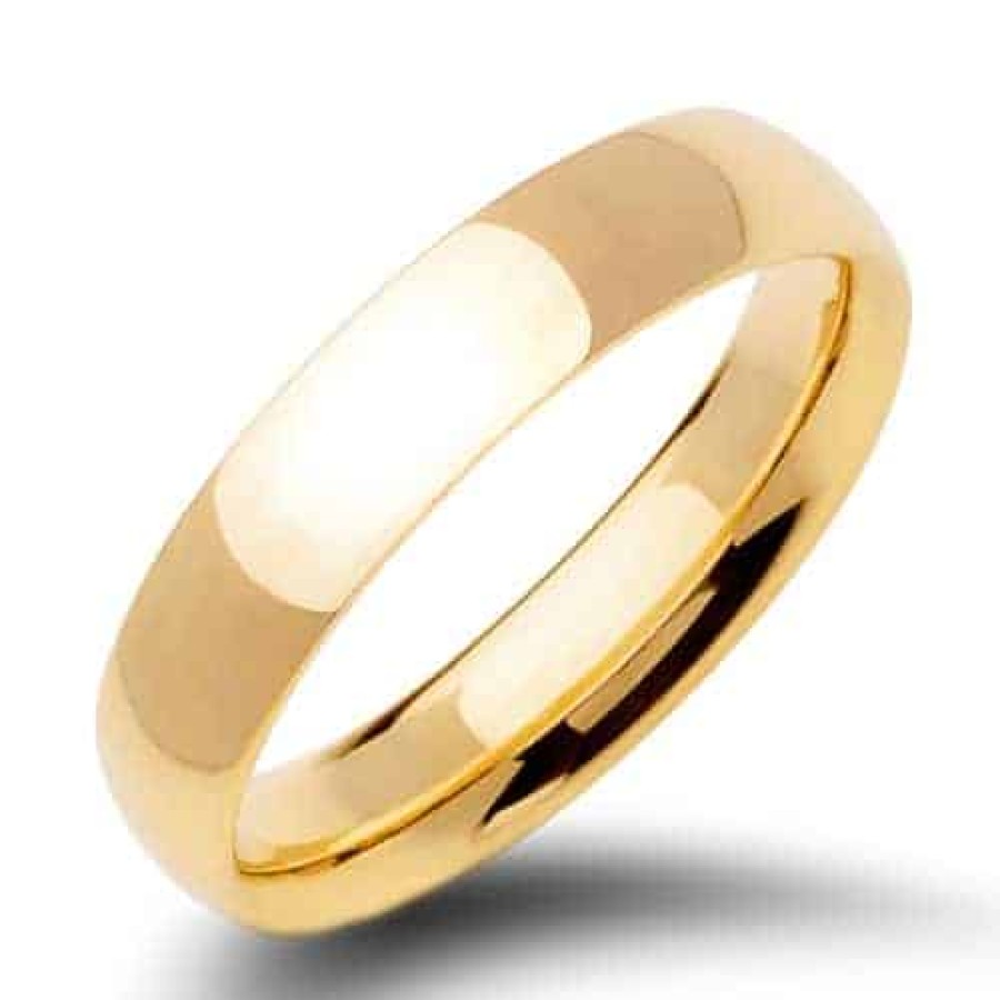 Diamond Bands The Jewelry Exchange | 6Mm Half Round Band In 14K Gold