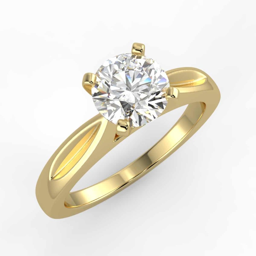 Gold Jewelry The Jewelry Exchange | Solitaire Mount In 14K Gold