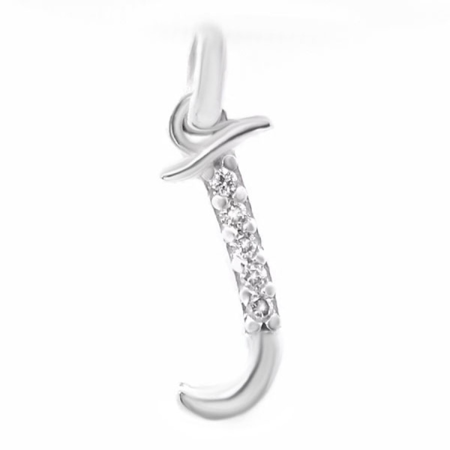 Fine Jewelry Specials The Jewelry Exchange | Lab Diamond Letter "J" Pendant