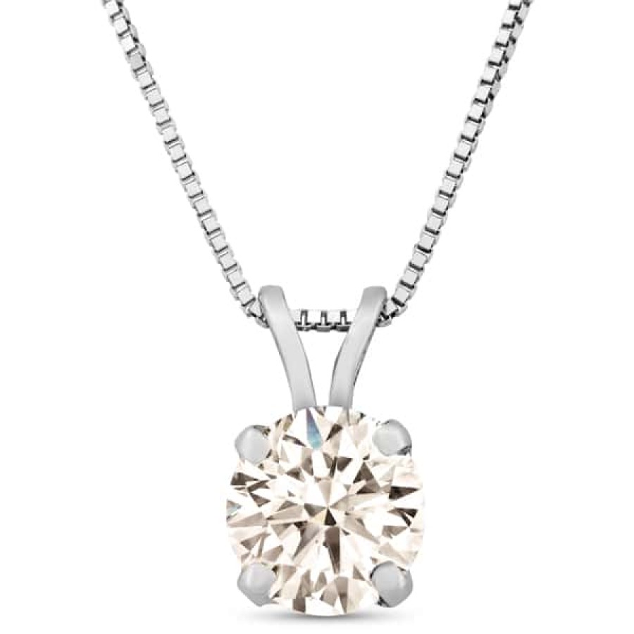 Necklaces And Gold Chains For Women The Jewelry Exchange | 1Ct Diamond Solitaire Pendant