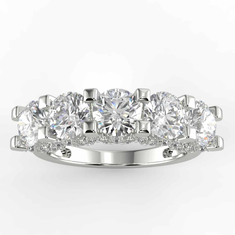 Diamond Bands The Jewelry Exchange | 2 4/5 Carat Diamond Anniversary Ring