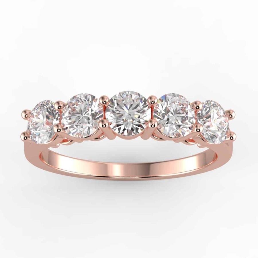 Diamond Bands The Jewelry Exchange | 1Ct Lab Diamond Anniversary Ring