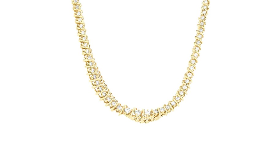 Necklaces And Gold Chains For Women The Jewelry Exchange | 6 Carat Lab Grown Diamond Necklace