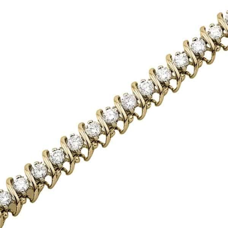 Fine Jewelry Specials The Jewelry Exchange | 4Ct Diamond Tennis Bracelets Tunnel Style