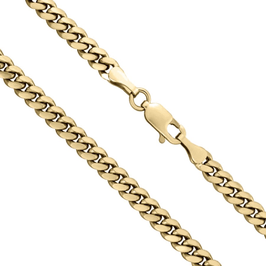 Fine Jewelry Specials The Jewelry Exchange | 24" Cuban Link In 14K Gold Yellow