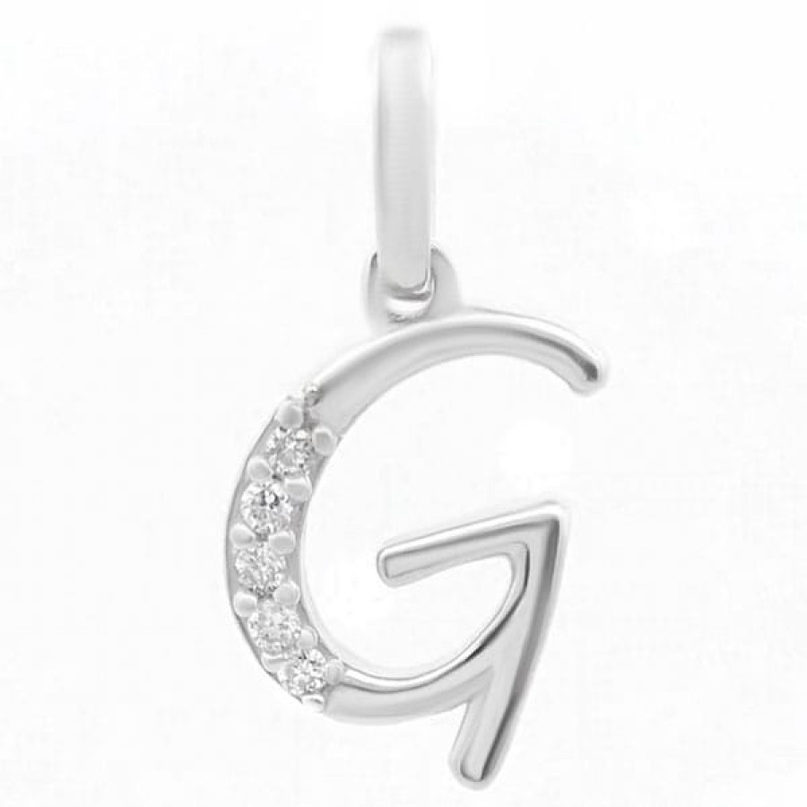 Fine Jewelry Specials The Jewelry Exchange | Lab Diamond Letter "G" Pendant