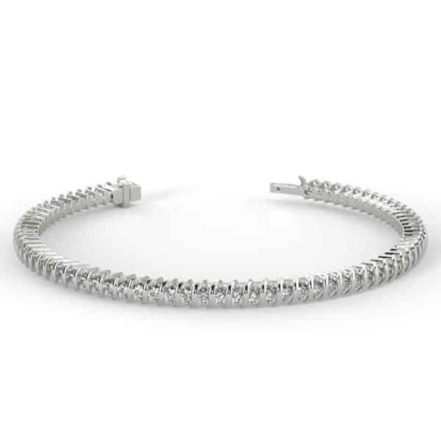 Fine Jewelry Specials The Jewelry Exchange | Lab Grown Diamond Tennis Bracelet (S-Link)