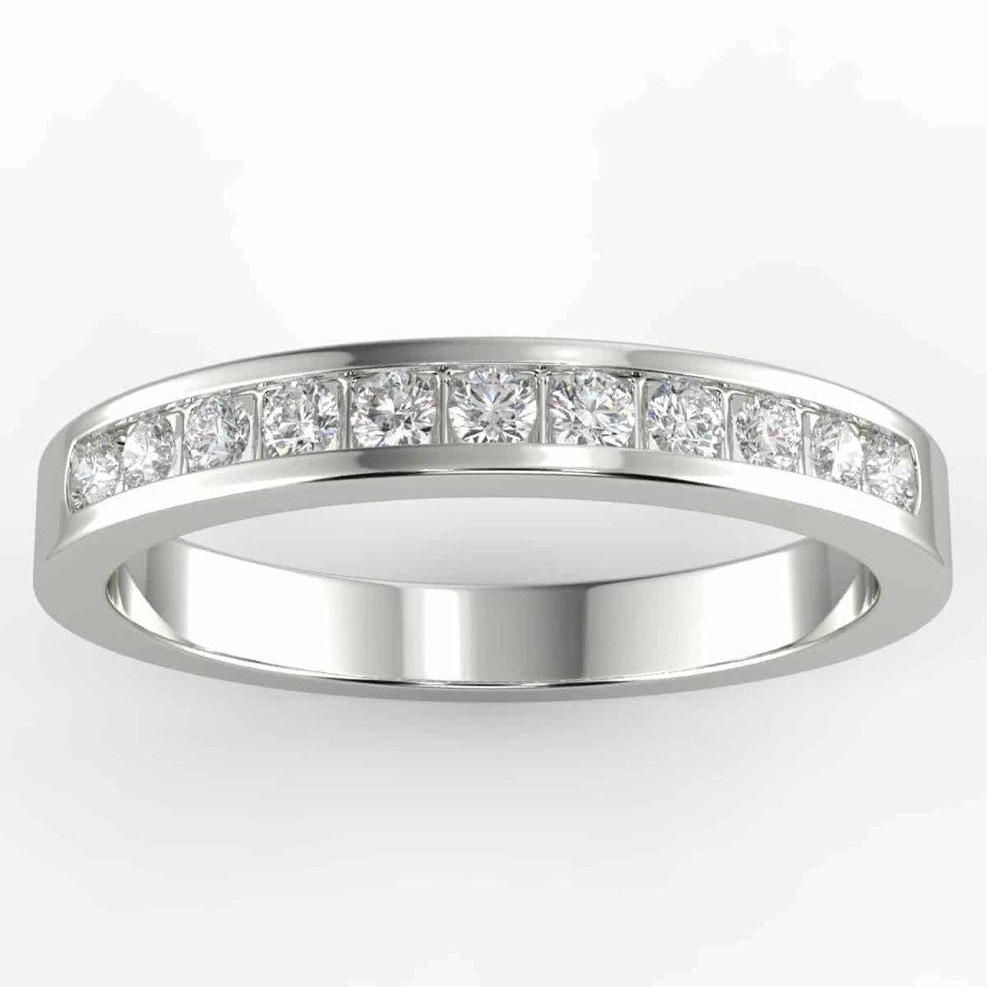 Diamond Bands The Jewelry Exchange | 1/3 Carat Diamond Anniversary Ring In Your Choice Of Metal.