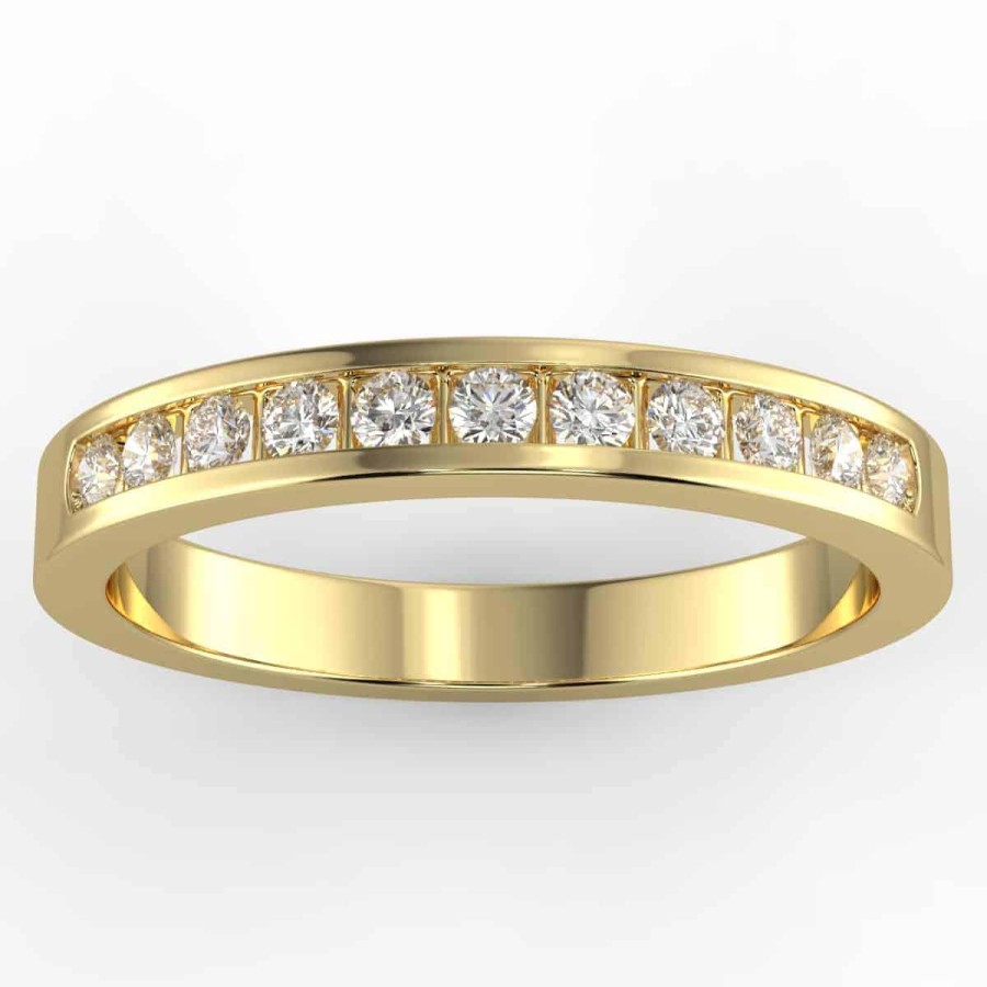 Diamond Bands The Jewelry Exchange | 1/3 Carat Diamond Anniversary Ring In Your Choice Of Metal.