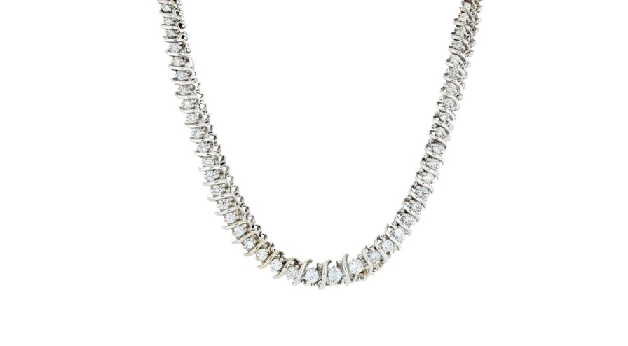 Necklaces And Gold Chains For Women The Jewelry Exchange | 6 Carat Lab Grown Diamond Necklace