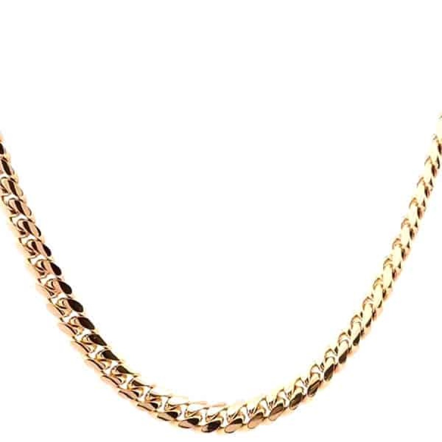 Fine Jewelry Specials The Jewelry Exchange | Men'S Cuban Chain In 14K Gold