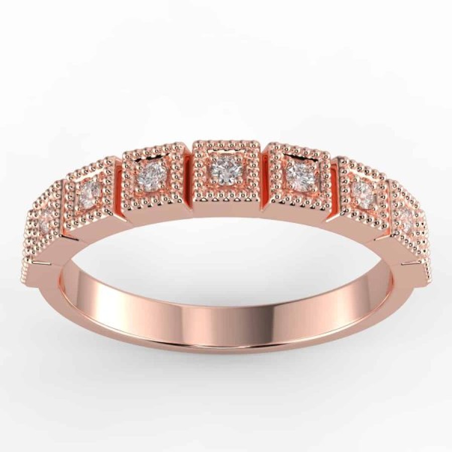 Diamond Bands The Jewelry Exchange | Diamond Stackable Anniversary Band