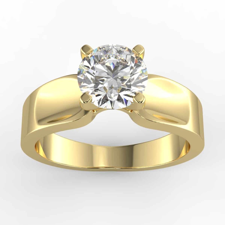 Gold Jewelry The Jewelry Exchange | Solitaire Mount In 14K Gold