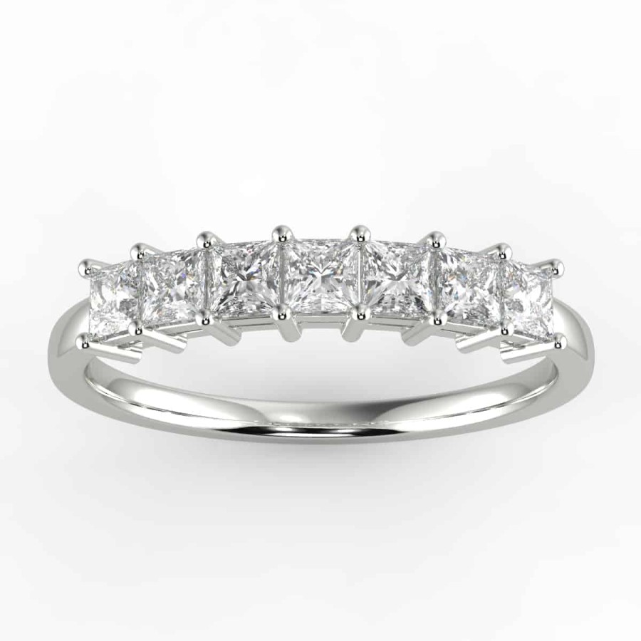 Diamond Bands The Jewelry Exchange | 1 1/5 Carat Diamond Anniversary Ring In Your Choice Of Metal.