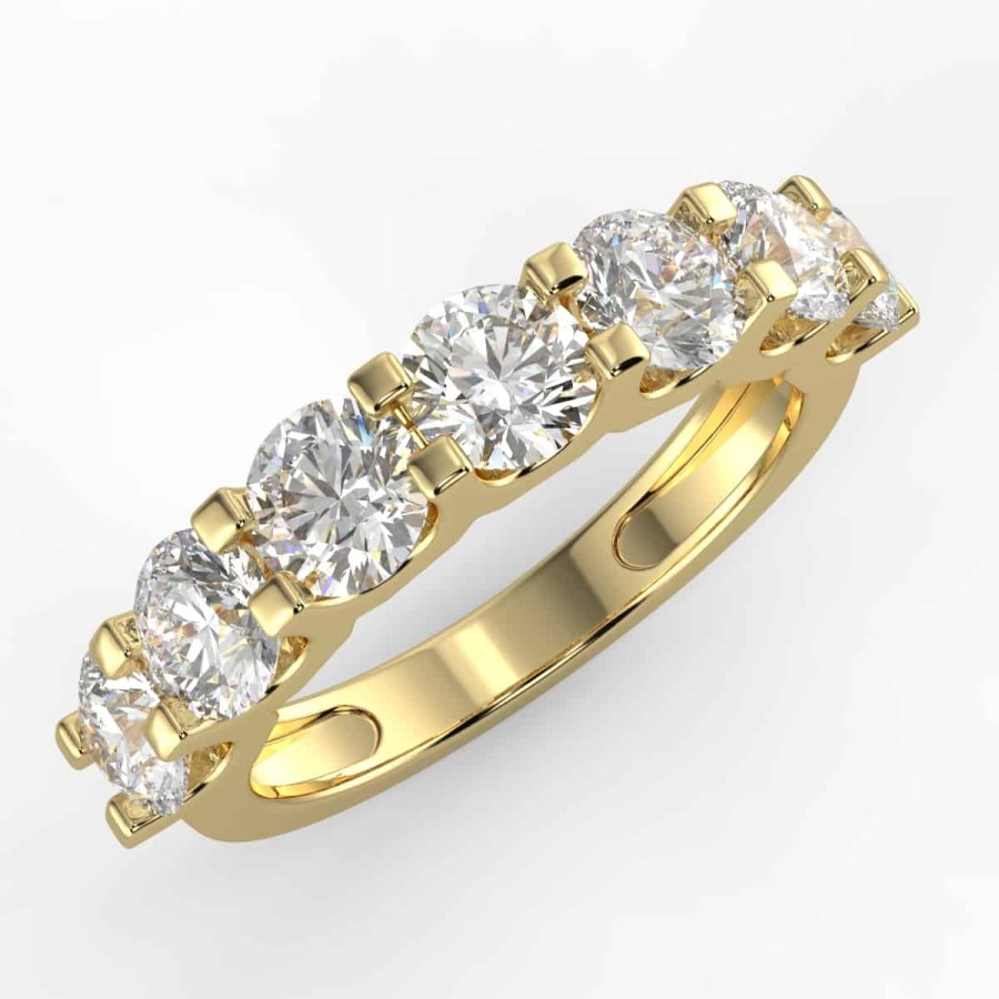 Diamond Bands The Jewelry Exchange | 1 1/3 Carat Lab Diamond Anniversary Ring