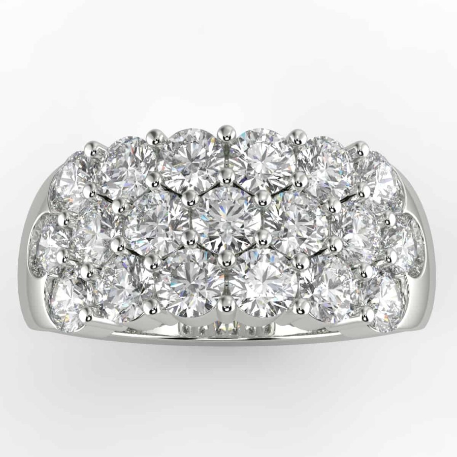 Diamond Bands The Jewelry Exchange | 2 Carat Diamond Anniversary Ring