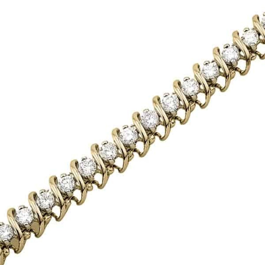 Fine Jewelry Specials The Jewelry Exchange | 2Ct Diamond Tennis Bracelets Tunnel Style