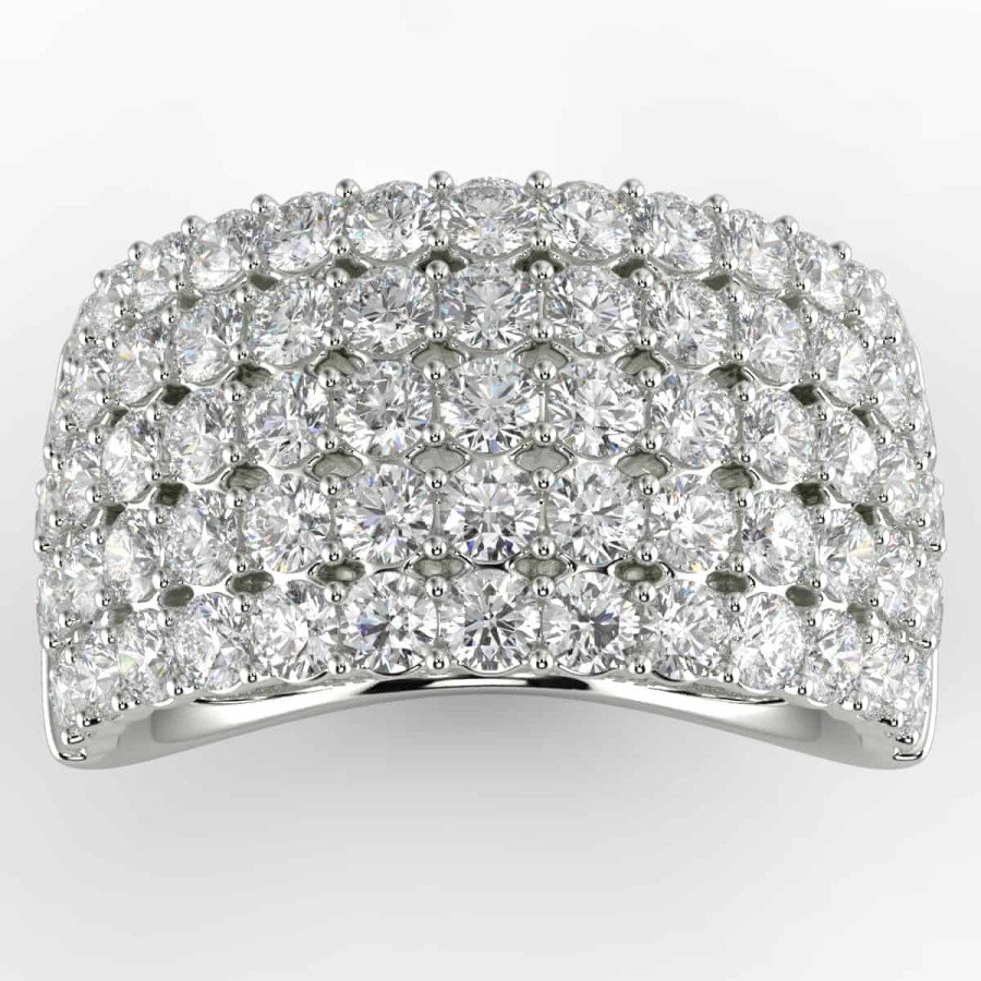 Diamond Bands The Jewelry Exchange | 2 Carat Diamond Anniversary Ring In Your Choice Of Metal.