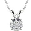 Natural & Lab Diamond Solitaire Pendants The Jewelry Exchange | Ct Good Value Diamond Silver Solitaire Pendant