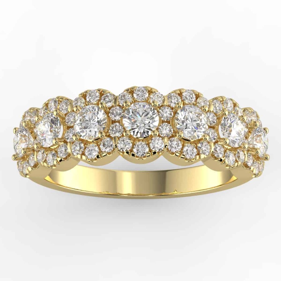 Diamond Bands The Jewelry Exchange | 3/4 Carat Diamond Anniversary Ring In Your Choice Of Metal.