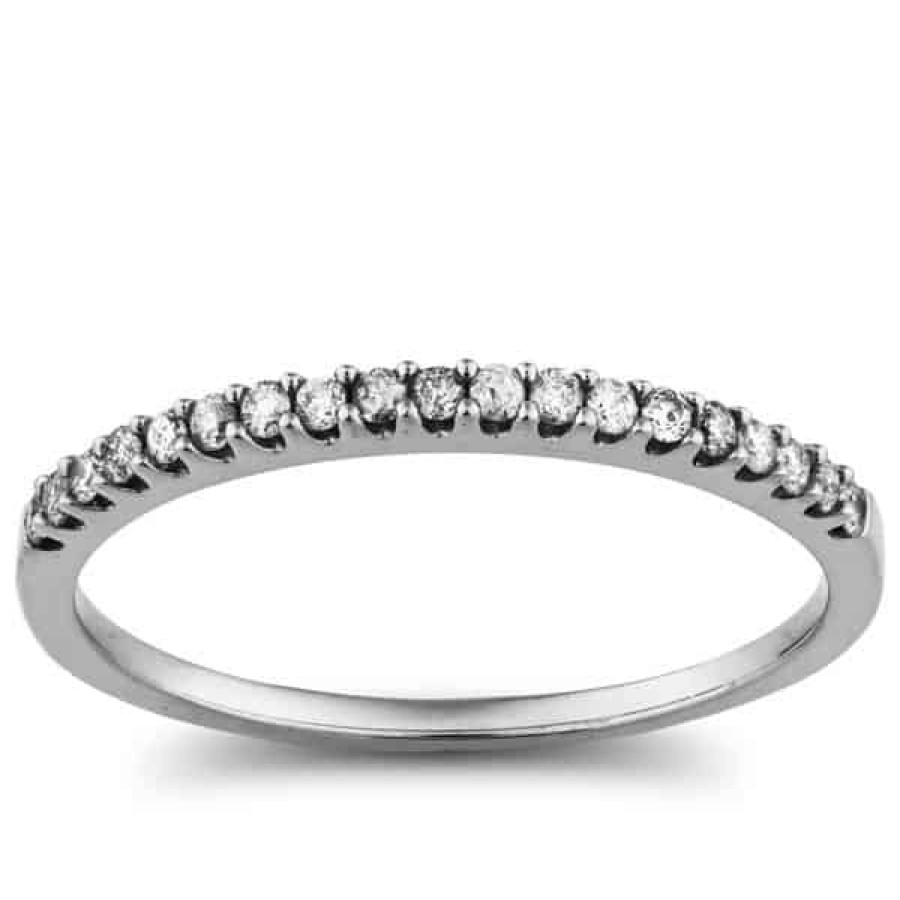 Diamond Bands The Jewelry Exchange | Diamond Stackable Anniversary Band 1/10 Ct