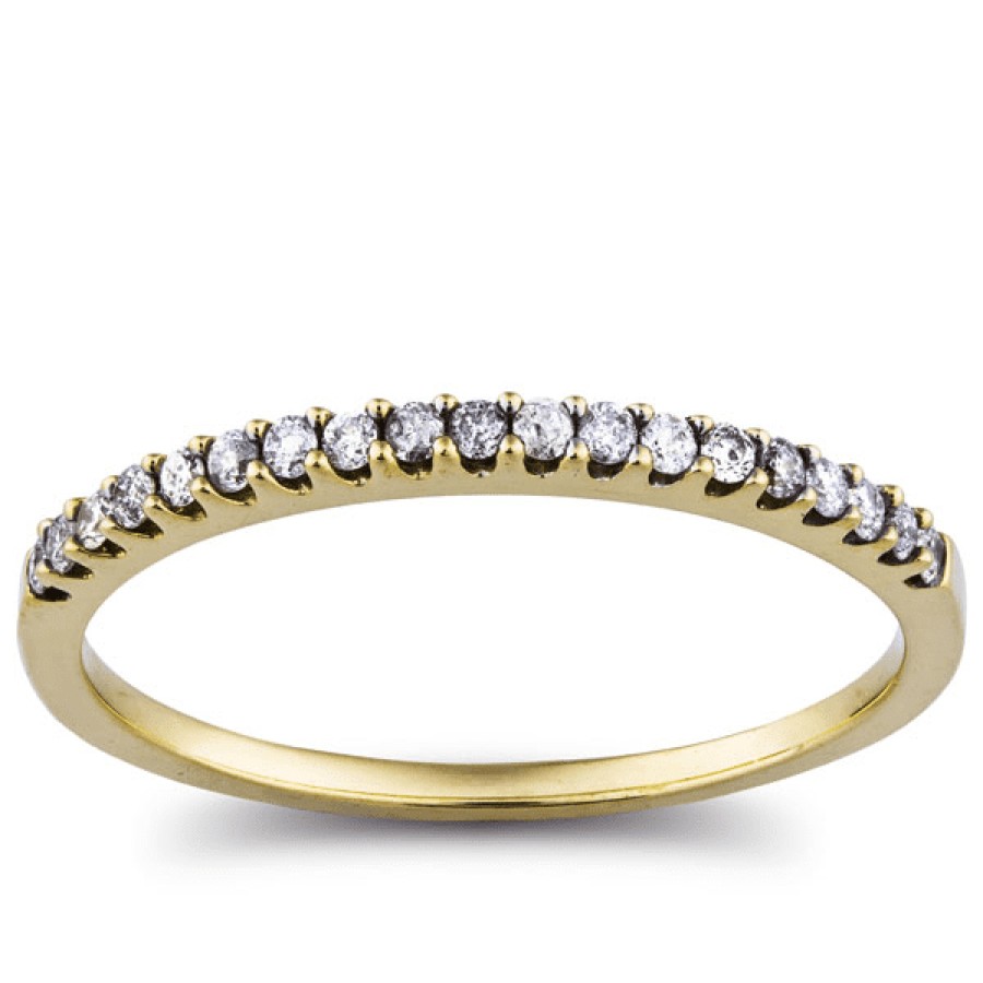 Diamond Bands The Jewelry Exchange | Diamond Stackable Anniversary Band 1/10 Ct