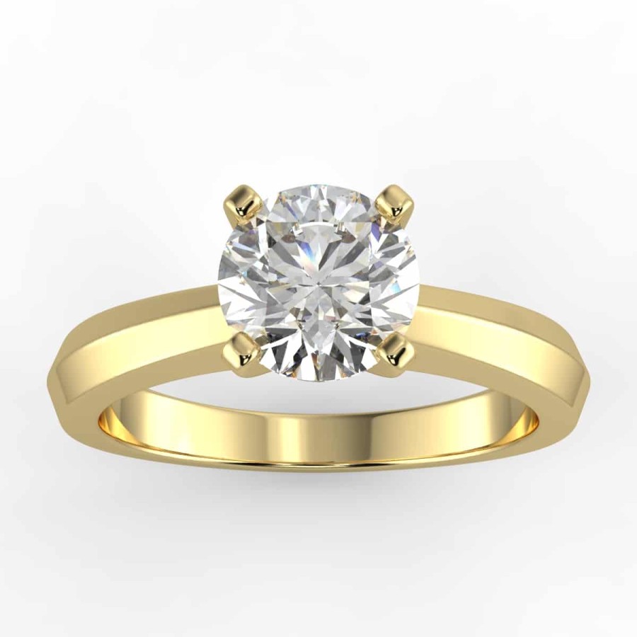 Gold Jewelry The Jewelry Exchange | Solitaire Mount In 14K Gold