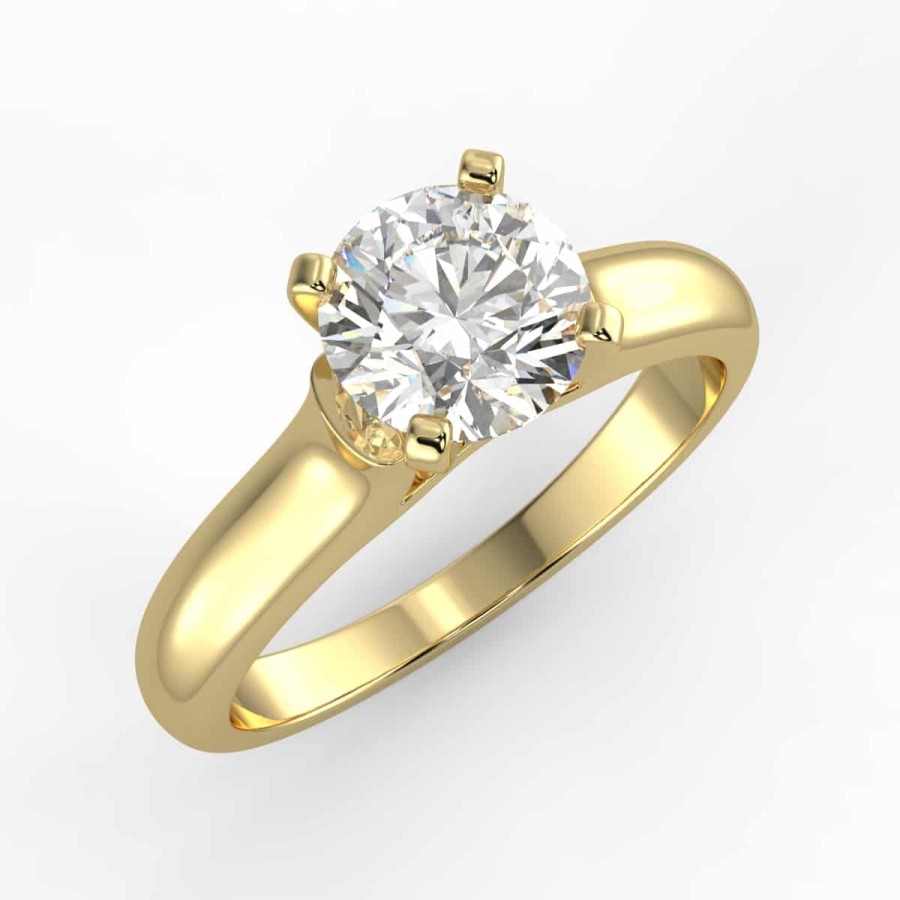 Gold Jewelry The Jewelry Exchange | Solitaire Mount In 14K Gold