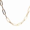 Gold Jewelry The Jewelry Exchange | 20" Paperclip Chain In 14K Yellow Gold White