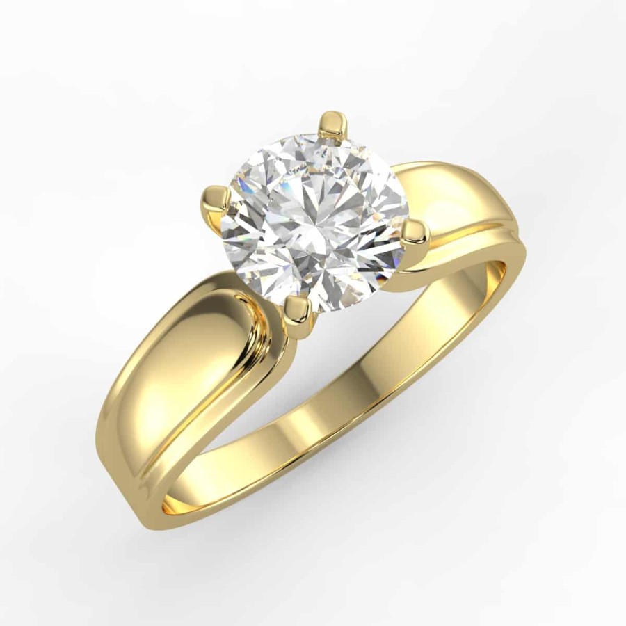 Gold Jewelry The Jewelry Exchange | Solitaire Mount In 14K Gold