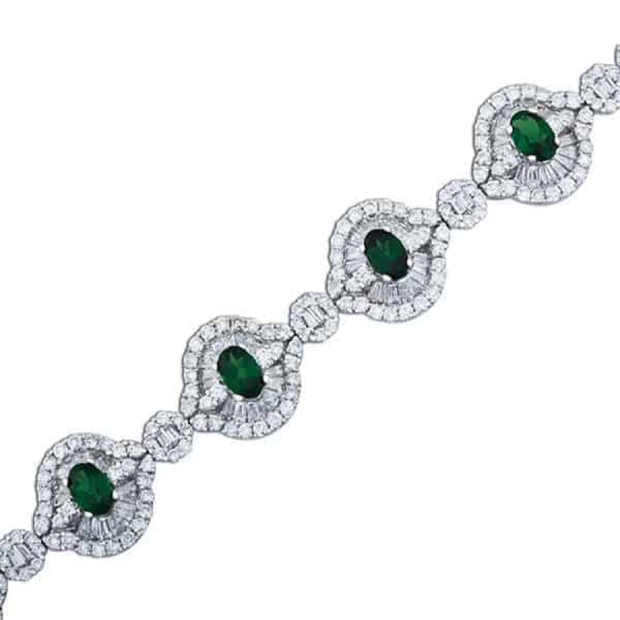 Gemstone Birthday Jewelry The Jewelry Exchange | Tennis Bracelet (12 3/4 Diamond & Garnet)