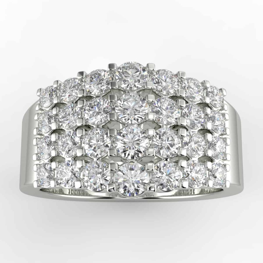 Diamond Bands The Jewelry Exchange | 3 3/4 Carat Diamond Anniversary Ring