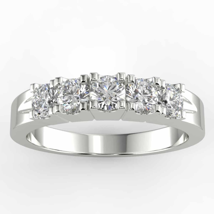 Diamond Bands The Jewelry Exchange | 1/2 Carat Diamond Anniversary Ring