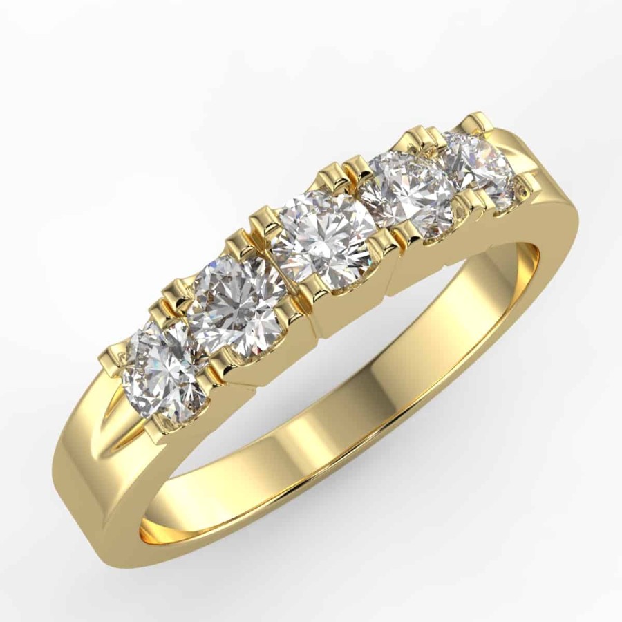 Diamond Bands The Jewelry Exchange | 1/2 Carat Diamond Anniversary Ring