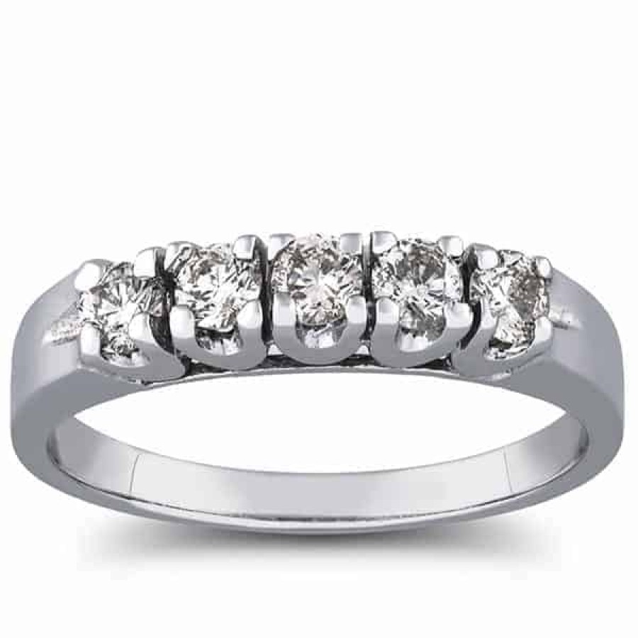 Diamond Bands The Jewelry Exchange | 1/3 Carat Lab Diamond Anniversary Ring