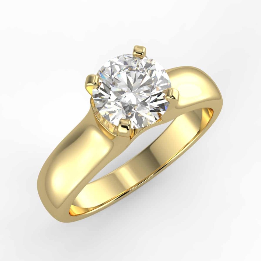 Gold Jewelry The Jewelry Exchange | Solitaire Mount In 14K Gold