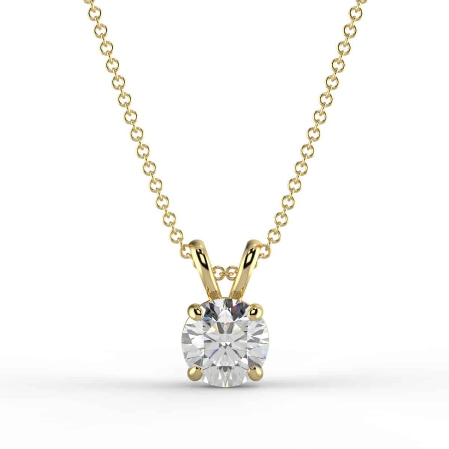 Natural & Lab Diamond Solitaire Pendants The Jewelry Exchange | 1Ct Lab Grown Diamond Solitaire Pendant